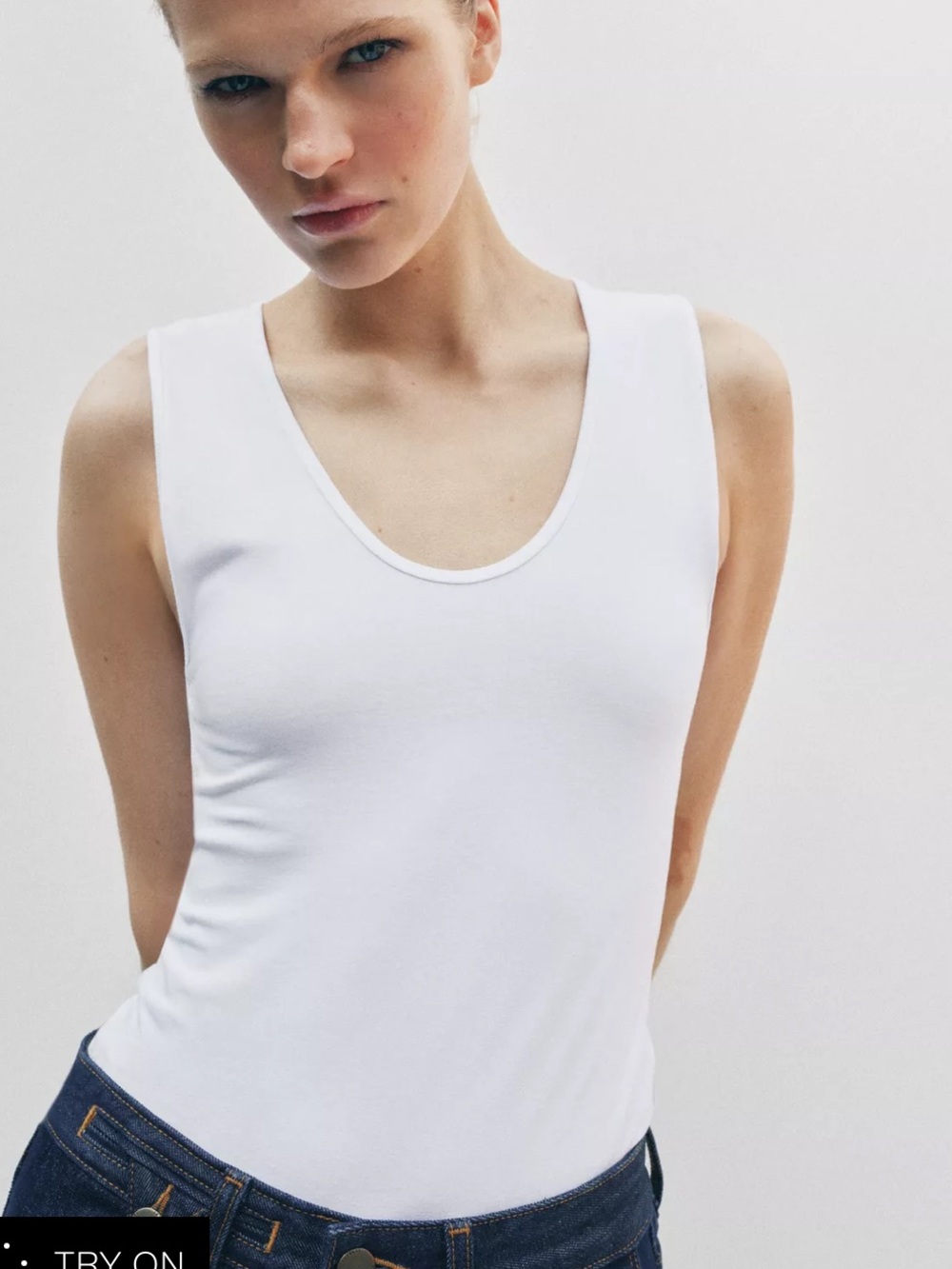 ZARA Scoop Neck Tank Top